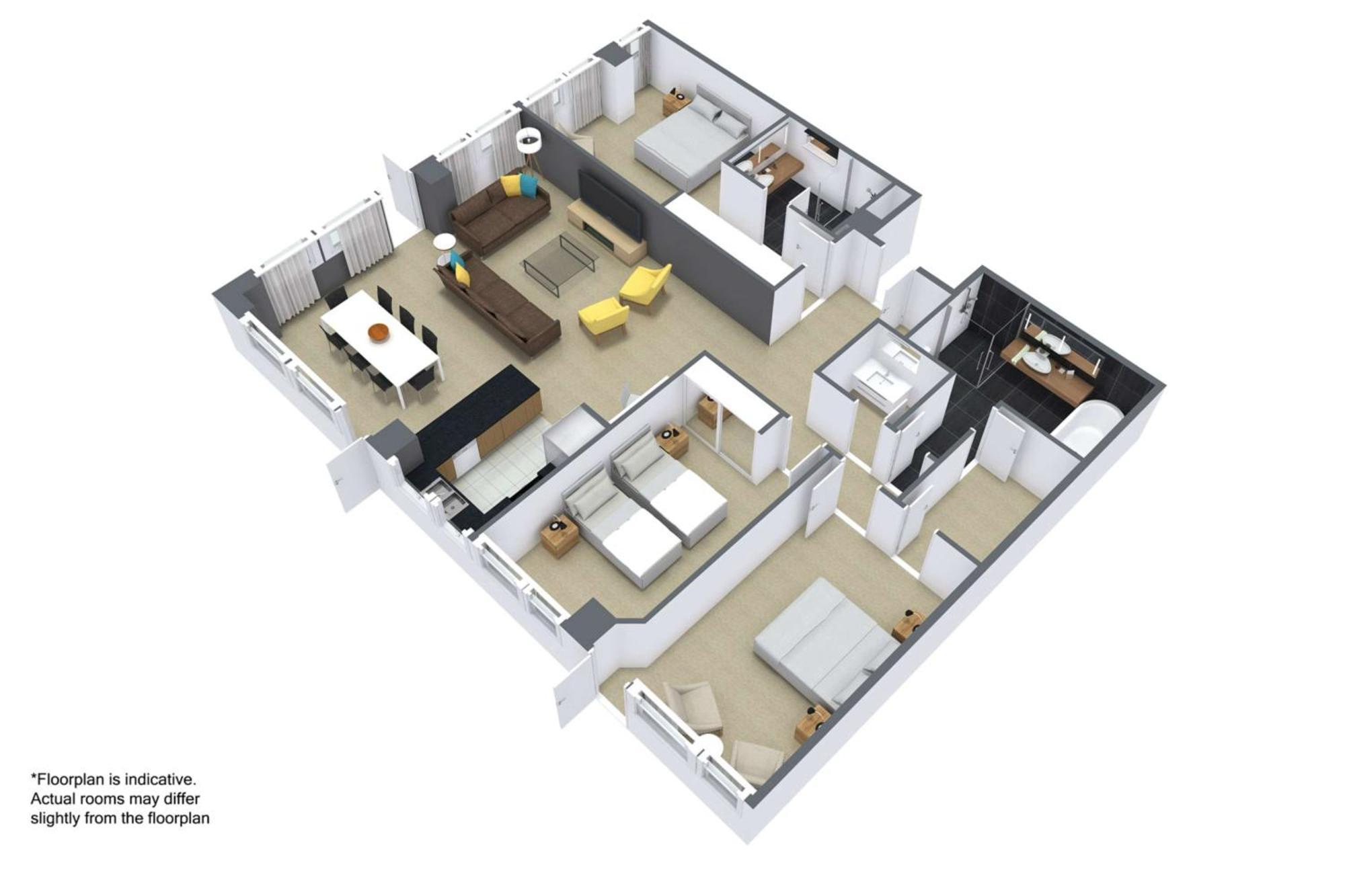 Three-Bedroom Premier Apartment