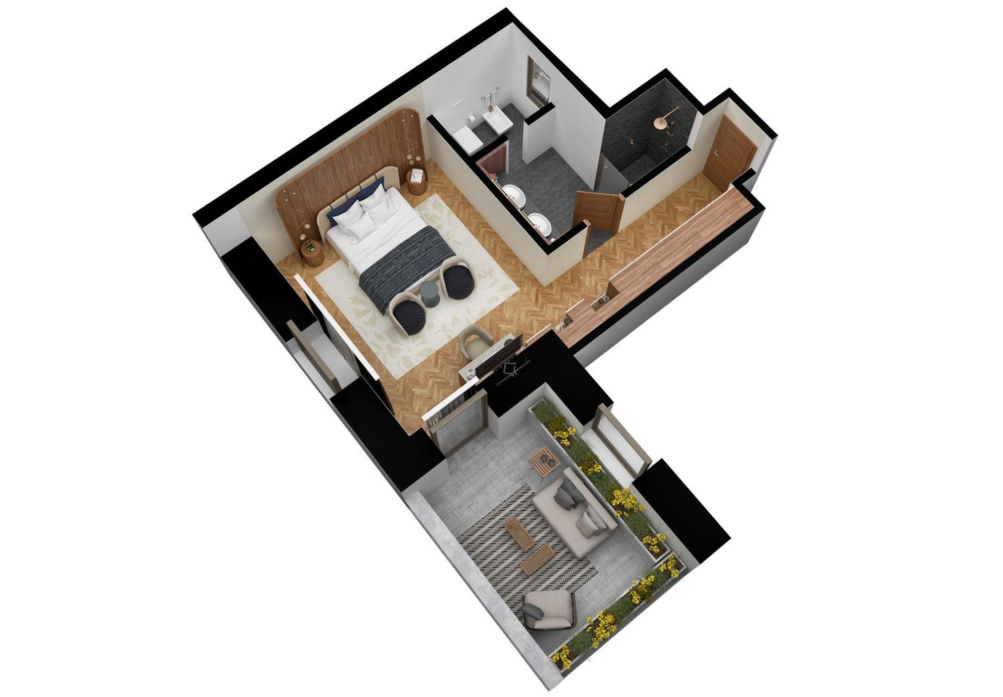 Deluxe Double Room Balcony