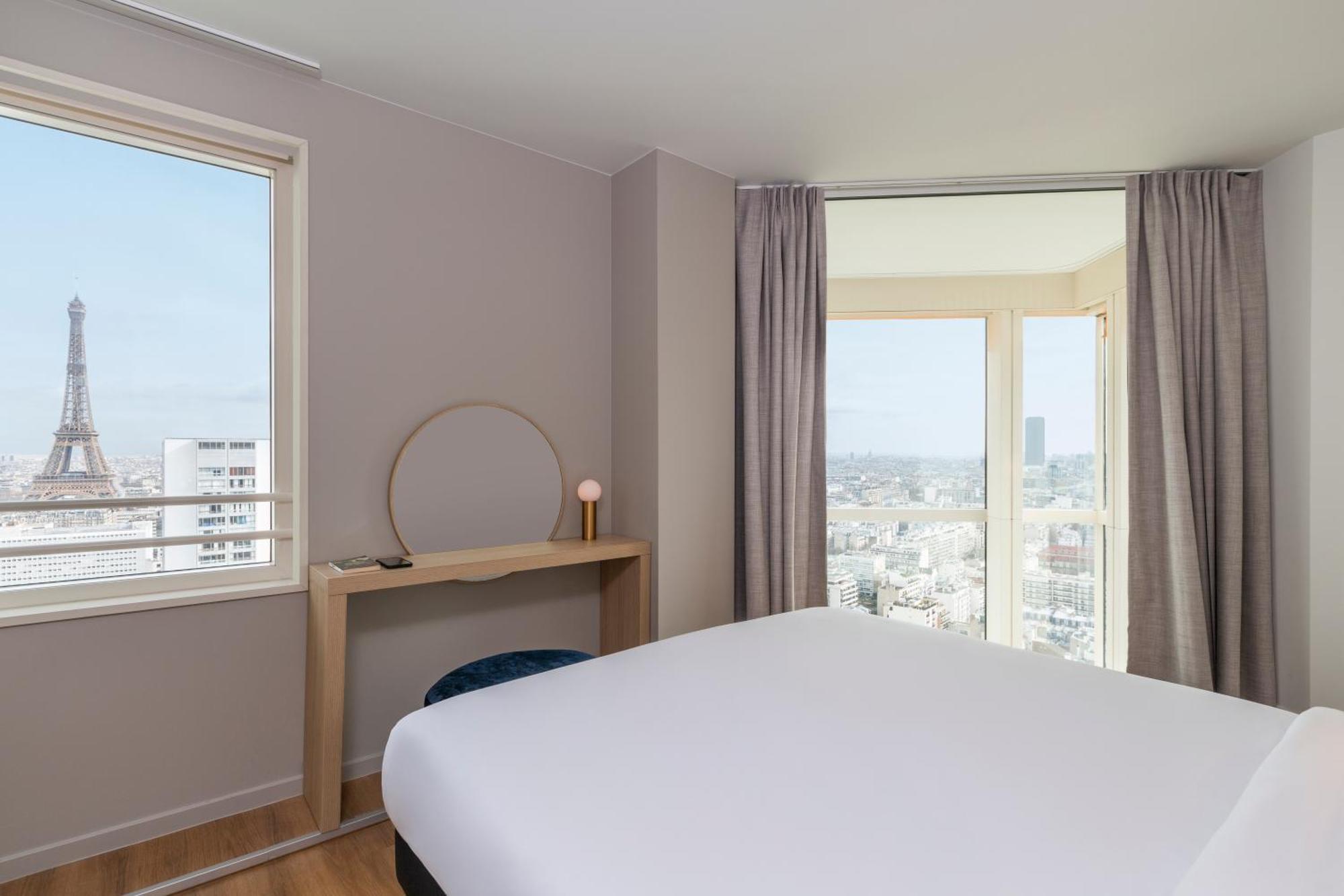 Apartment mit 1 Schlafzimmer und Aussicht auf den Eiffelturm