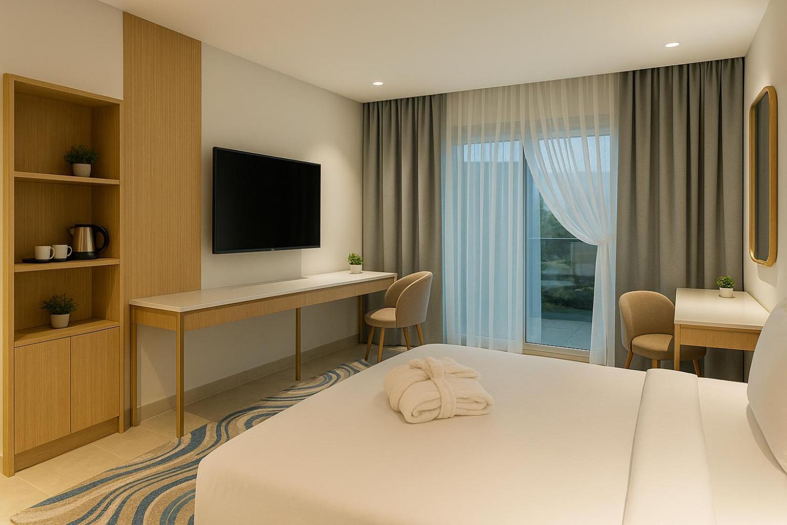 Deluxe Double or Twin Room with Pool Access