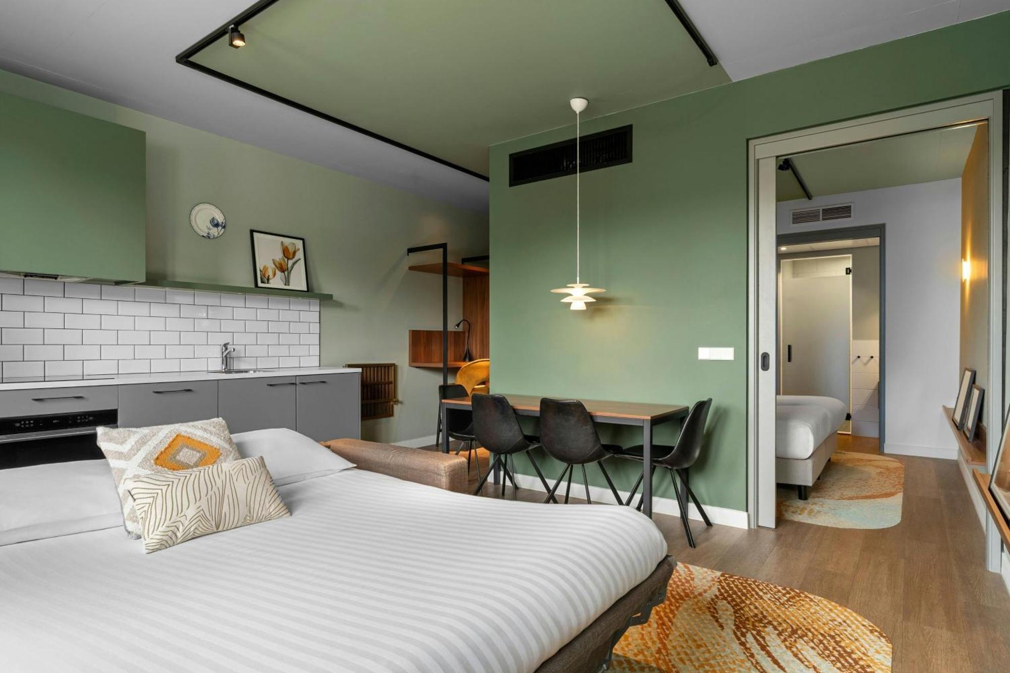 Familieappartement met 1 slaapkamer, een kingsize bed en een slaapbank