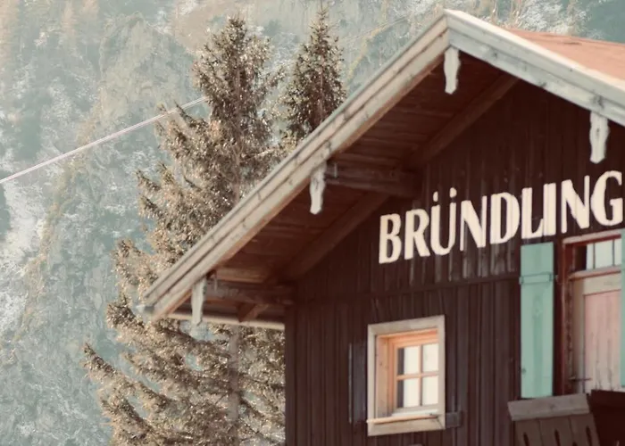 Bründling-Alm Berggasthof auf 1167m auf dem Hochfelln