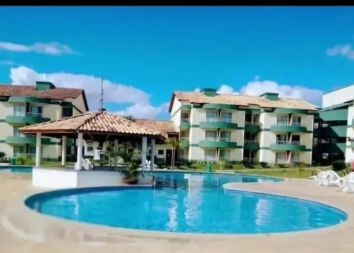 Flat no Village das Águas Resort ao lado do Parque Aquático Aldeia das Águas