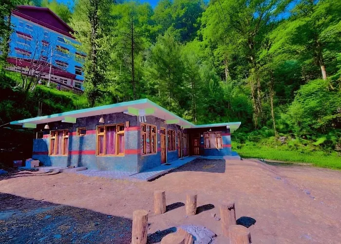 Green Valley River Side Hotel And Resort Gadagusain #Peaceful Heritage Cozy Stay #Lawn With Bonfire #Most Awarded